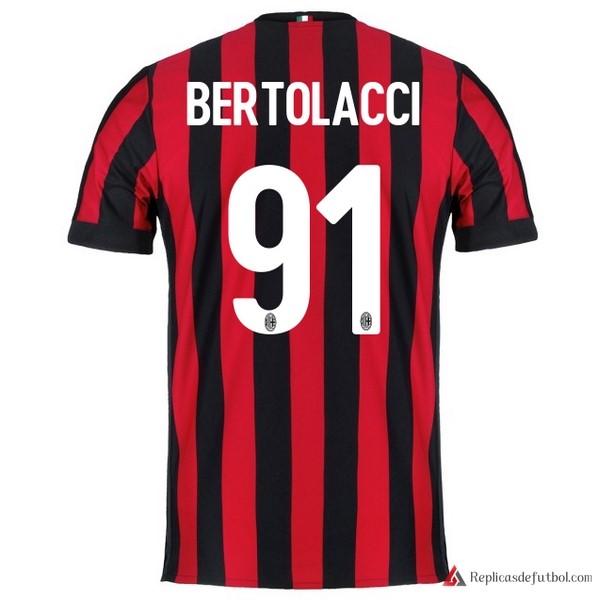Camiseta Milan Primera equipación Bertolacci 2017-2018